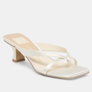 Dolce Vita Brevel Heels True White Satin